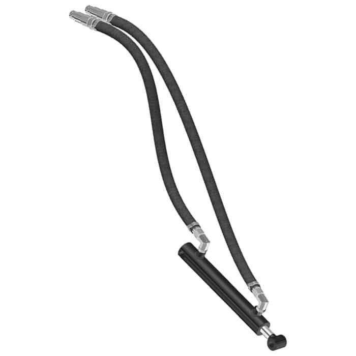 Working depth adjustment by hydraulic cylinder - Image 2